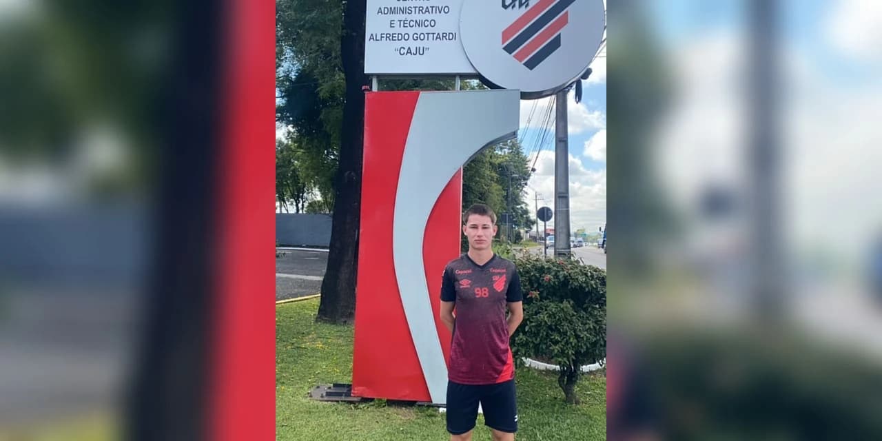 Atleta prudentopolitano Pablo Barabach realiza avaliação no Athletico Paranaense