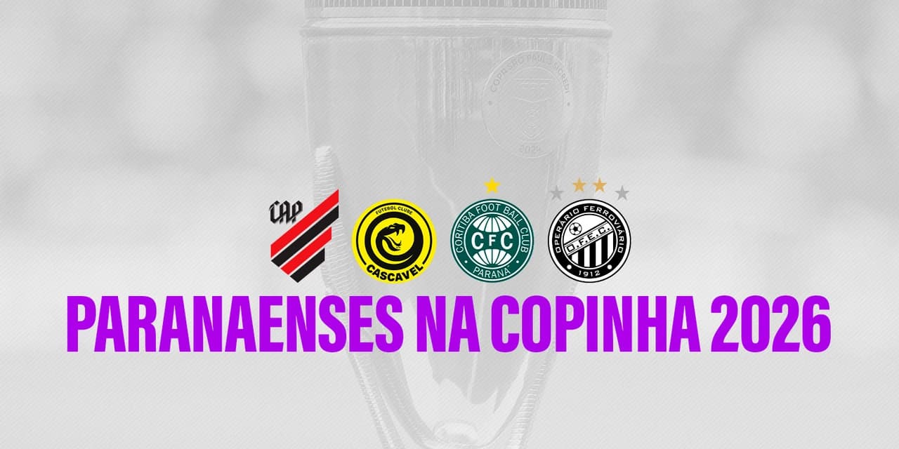 Sorteio define os adversários dos paranaenses na Copinha 2026