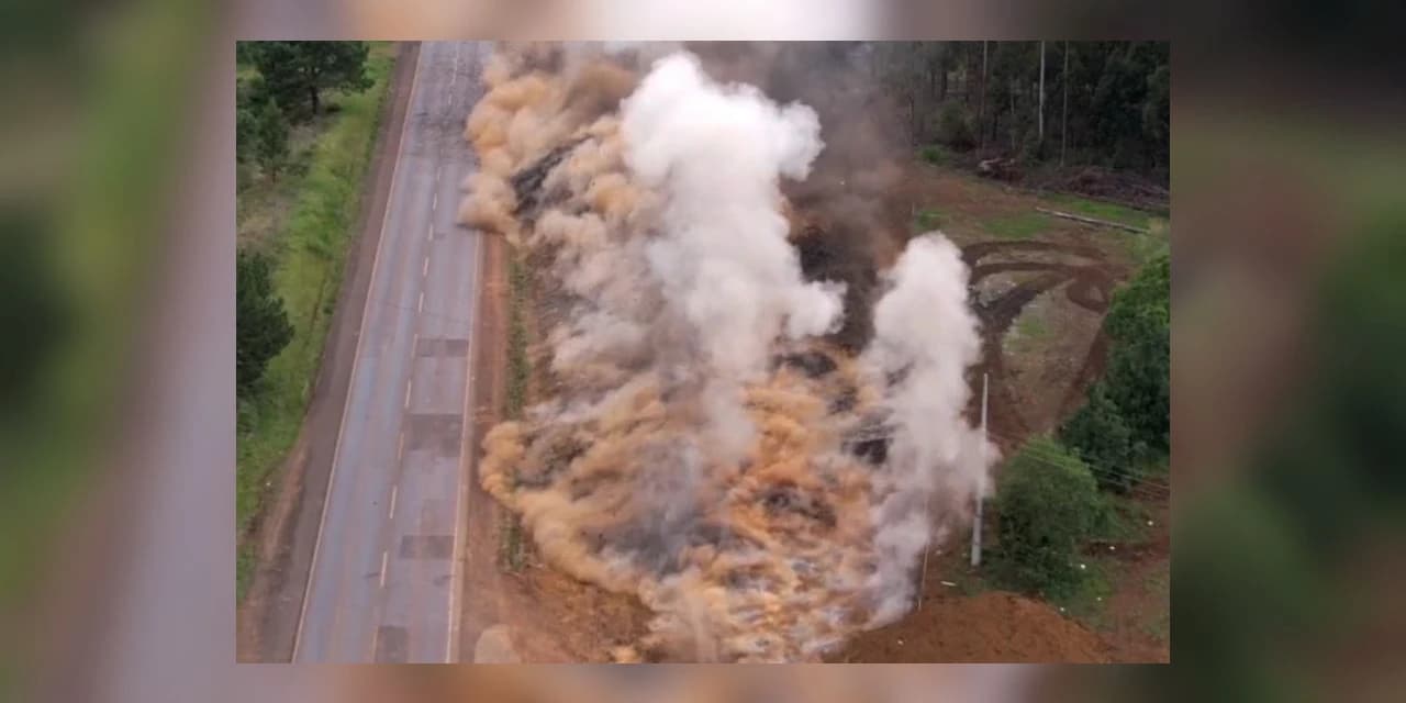 PRC-466 entre Turvo e Palmeirinha terá detonação de rochas na terça-feira