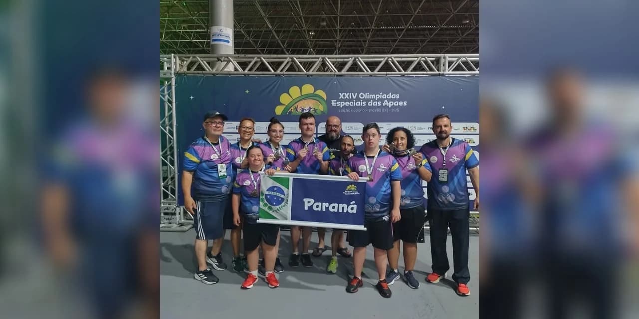 Alunos da Apae de Prudentópolis obtiveram excelentes resultados nas XXIV Olimpíadas Especiais das Apaes em Brasília