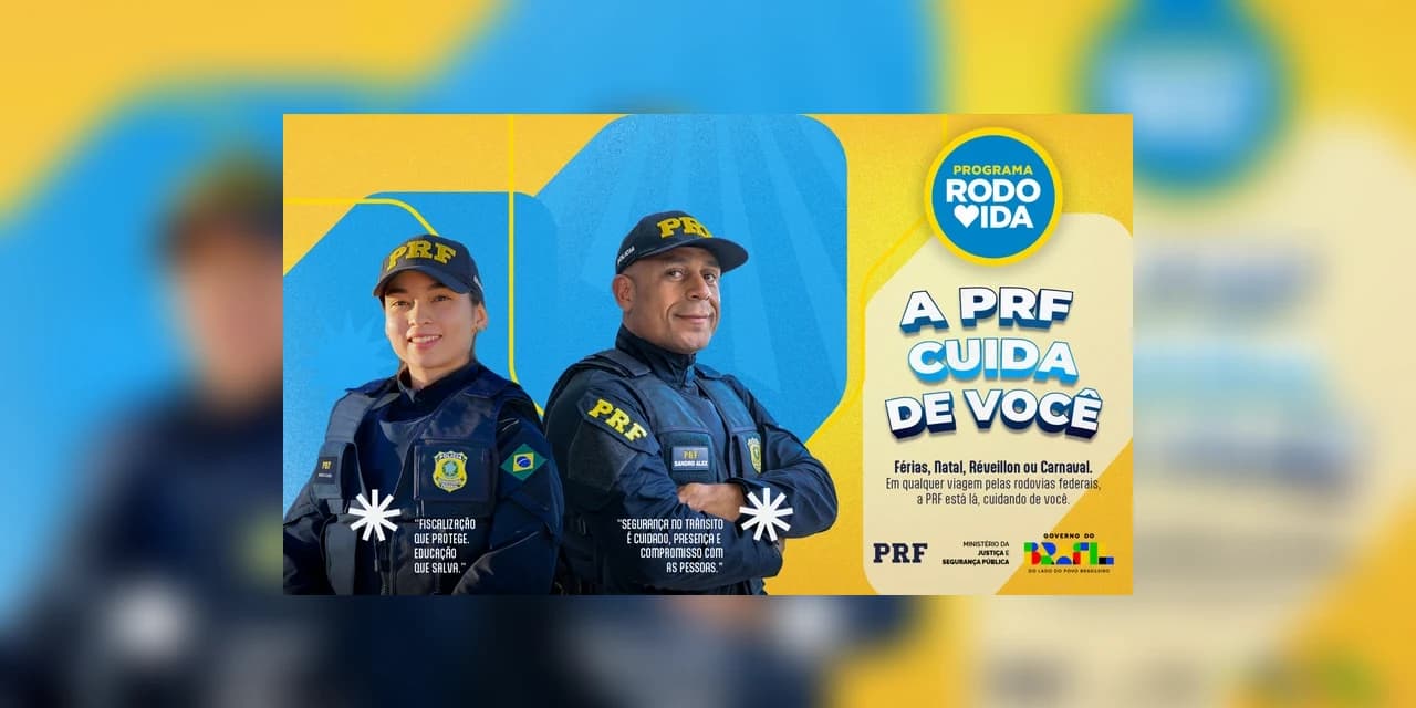 PRF intensifica fiscalização do cinto de segurança e da cadeirinha na Operação Rodovida Natal 2025