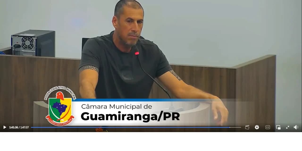 Vereador Adilson Stadler é eleito presidente da câmara de vereadores de Guamiranga