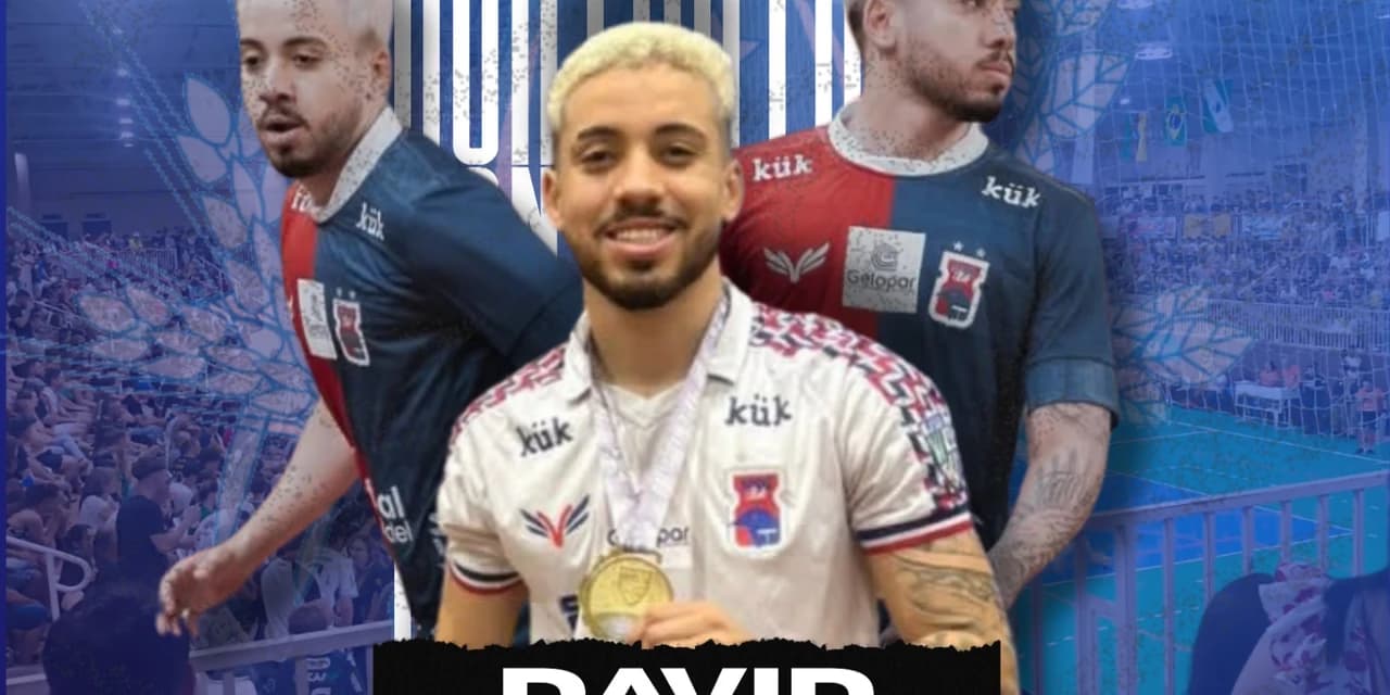 Prudentópolis Futsal anuncia a contratação de João David, campeão paranaense da Série Prata