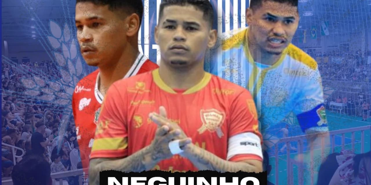 Prude Futsal anuncia contratação do fixo/ala Neguinho, ex-ACAF Capanema