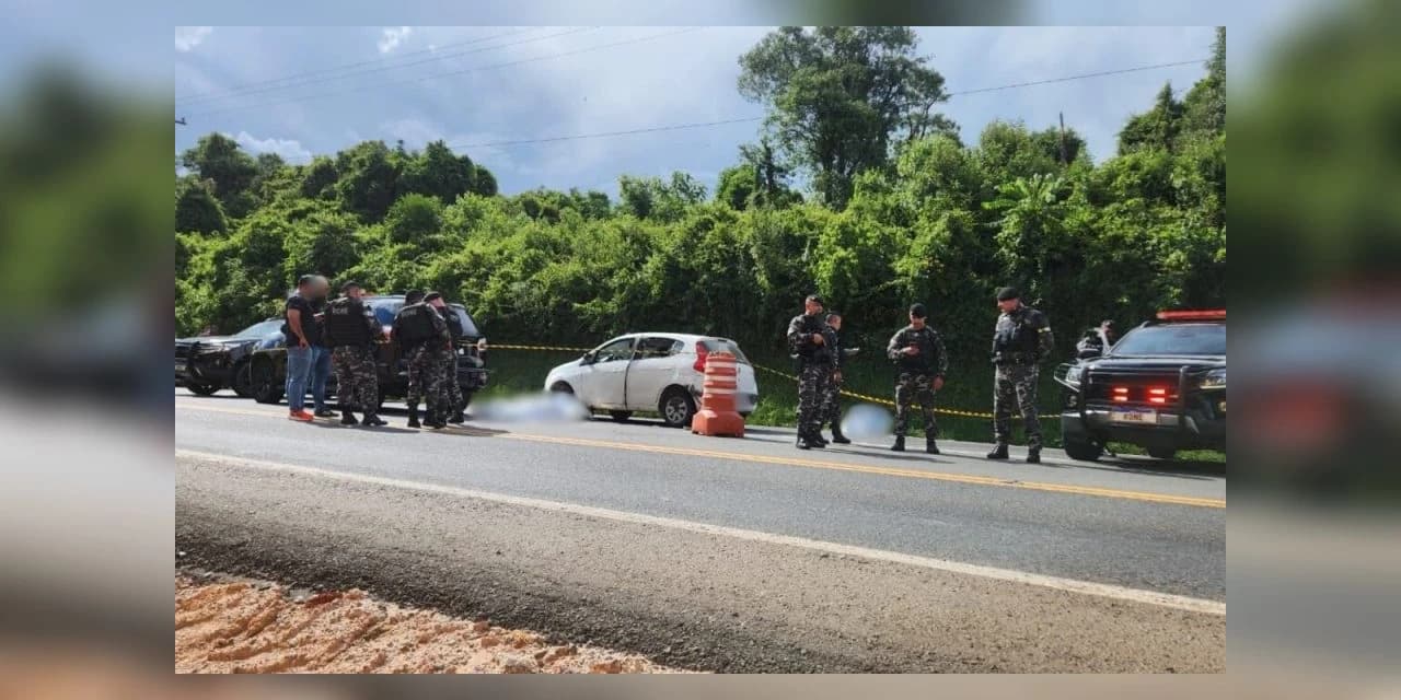 Casal dá apoio a roubo de carro, enfrenta a RONE e acaba morto em confronto no Contorno Norte