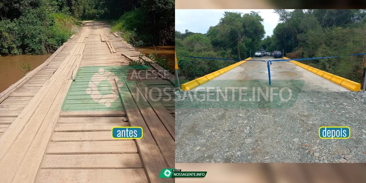 Ponte de 25 metros é inaugurada na Linha Outubro interior de Prudentópolis. VÍDEO!
