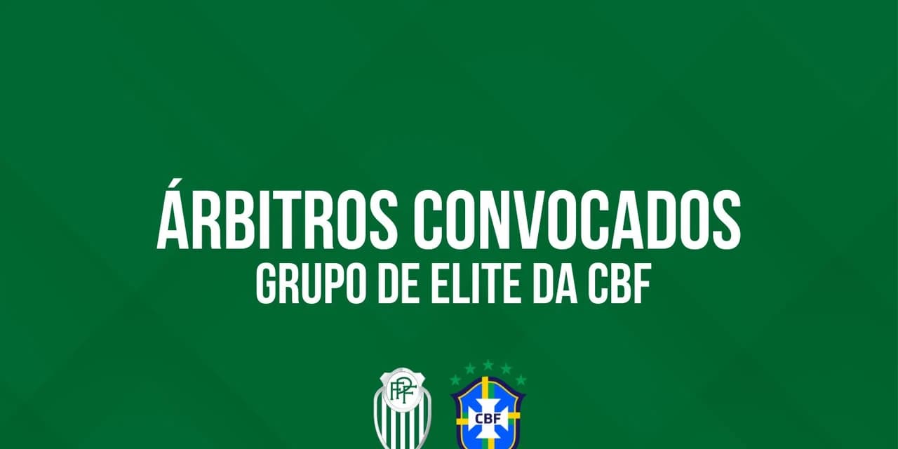 Arbitragem paranaense tem quatro representantes no novo grupo de elite da CBF