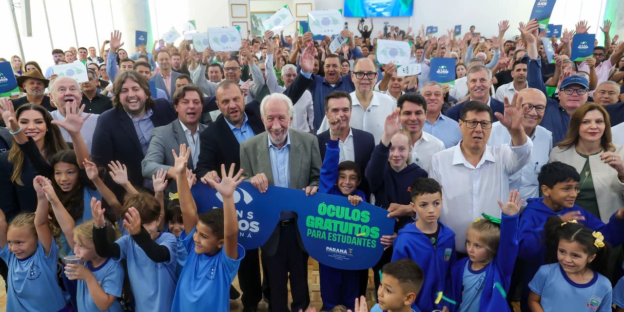 Estado lança 2ª fase do Programa Bons Olhos Paraná para atender mais 540 mil alunos