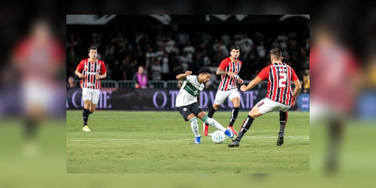 Coritiba é derrotado pelo São Paulo no Couto Pereira
