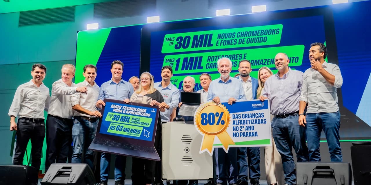 Estado anuncia R$ 63,5 milhões em kits tecnológicos para escolas municipais