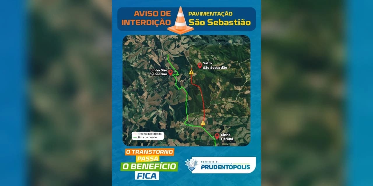 Atenção, motoristas! Atualização importante sobre as obras de asfalto em São Sebastião e Vista Alegre
