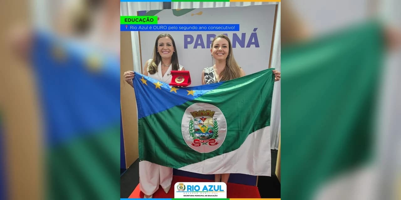 Município de Rio Azul é ouro na Educação pelo segundo ano consecutivo