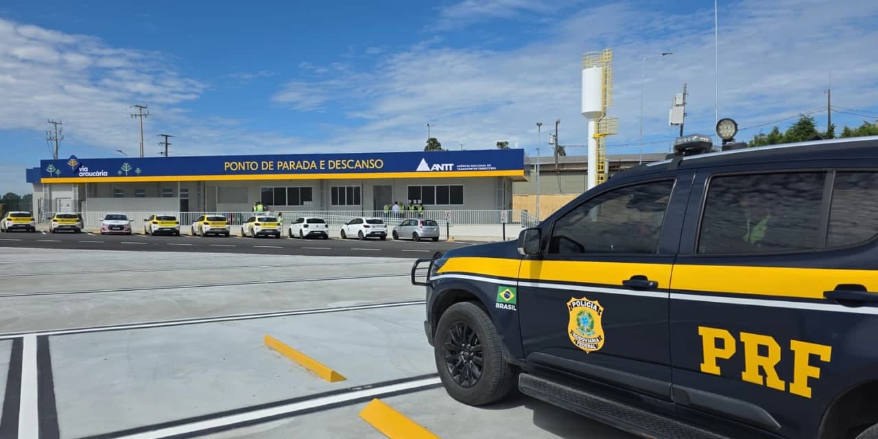 PRF participa da inauguração de Ponto de Parada e Descanso, implantado pela concessionária Via Araucária, na BR-277, em Irati