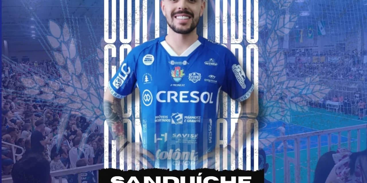 Prude Futsal anuncia contratação do ala Sanduíche para a sequência da Série Prata