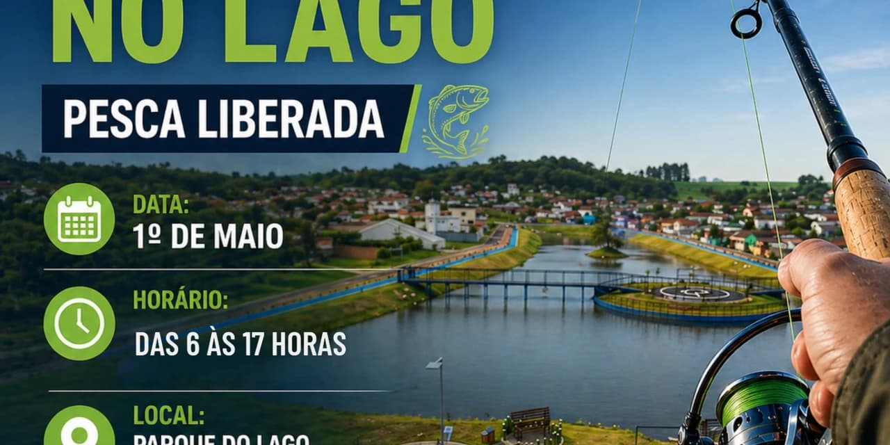 Pesca liberada no Lago marca o Dia do Trabalhador em Prudentópolis