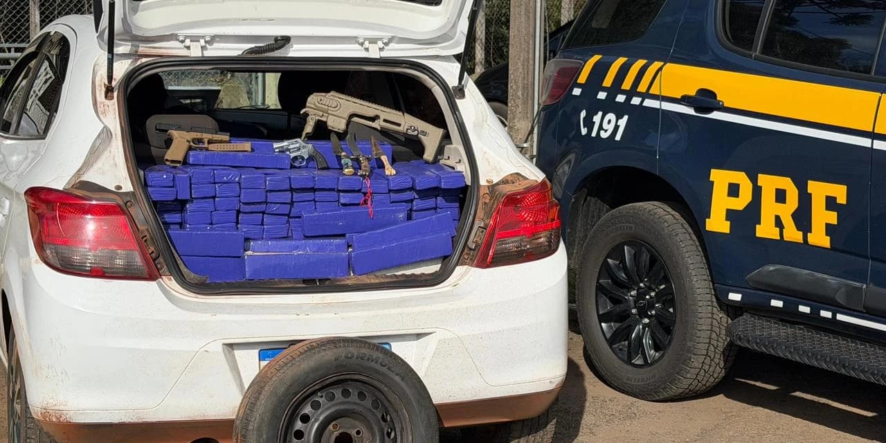 PRF apreende drogas, armas e munições em Guarapuava