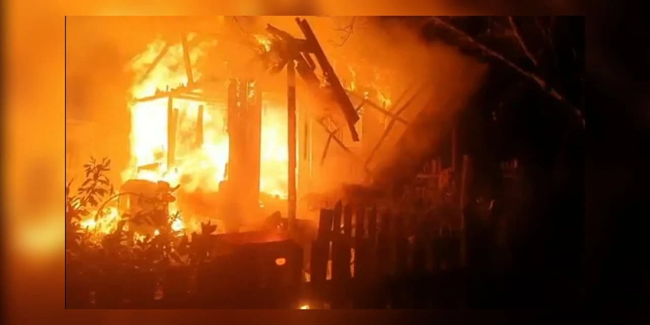 Mãe e filho morrem após casa pegar fogo em Mallet