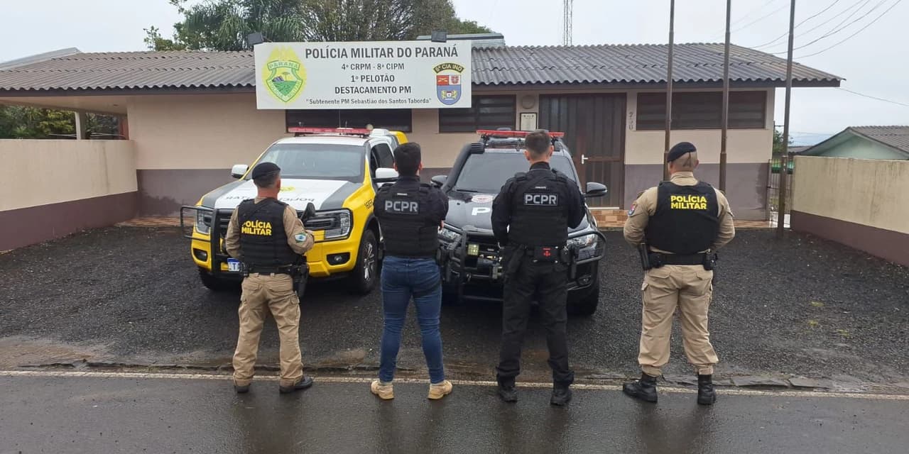 PCPR e PMPR cumprem mandado de prisão por grave caso de violência doméstica em Inácio Martins
