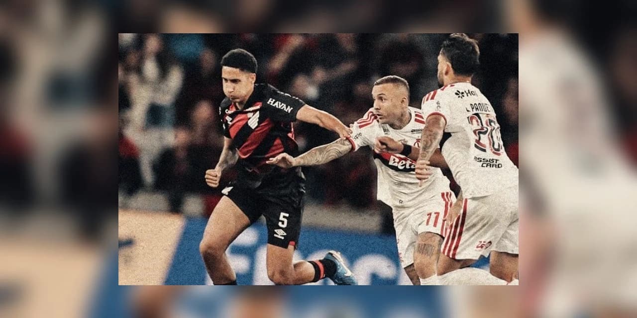 Athletico e Flamengo fazem jogo movimentado e ficam no empate na Arena da Baixada