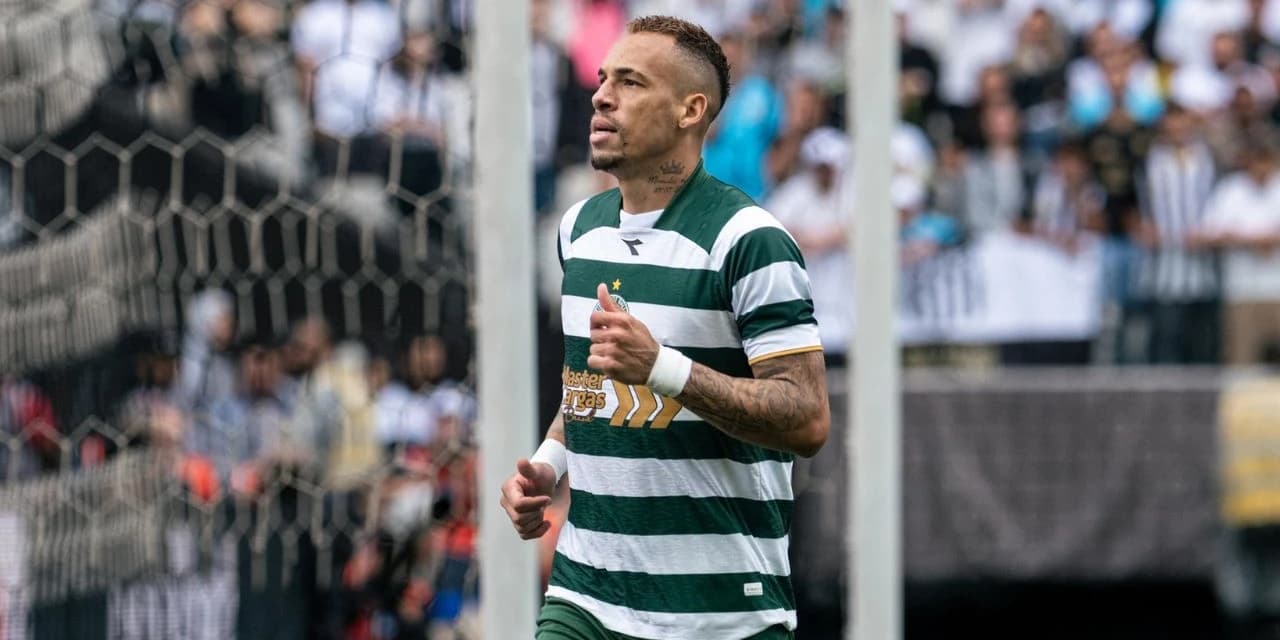 Breno Lopes brilha e Coritiba bate o Santos no Brasileirão