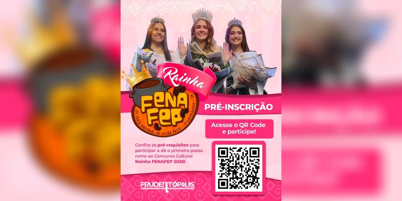 Concurso Rainha Fenafep 2026: Veja como realizar sua pré inscrição