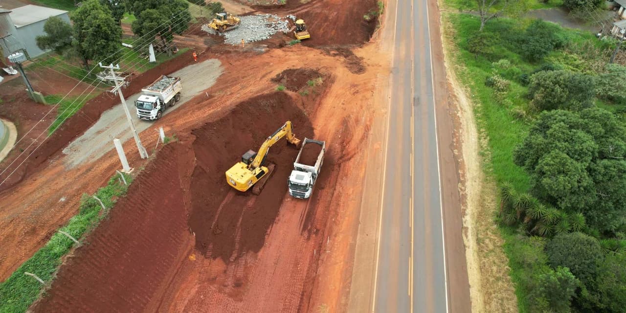 Duplicação: rodovia entre Turvo e Pitanga terá detonação de rochas nesta quinta-feira