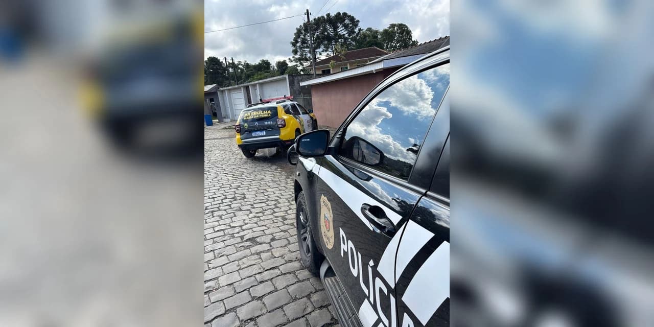 Polícia Civil e Polícia Militar cumprem mandados de prisão preventiva e busca e apreensão por violência doméstica em Irati