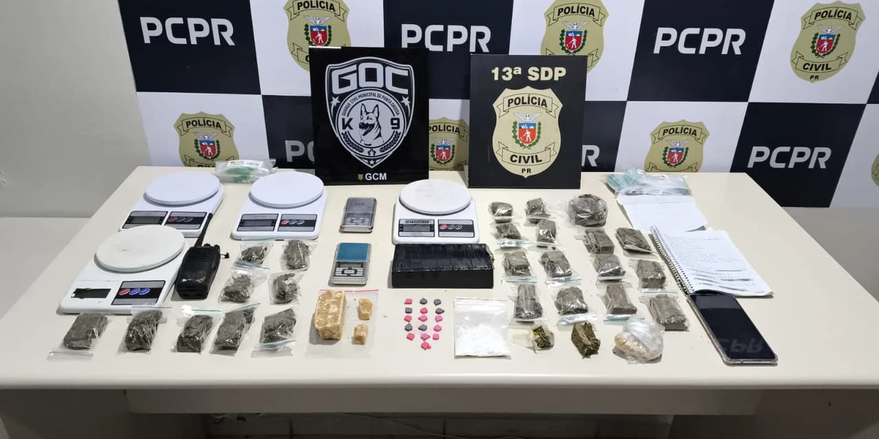 Polícia civil e guarda civil municipal desarticulam comércio de drogas no bairro Nova Rússia em Ponta Grossa