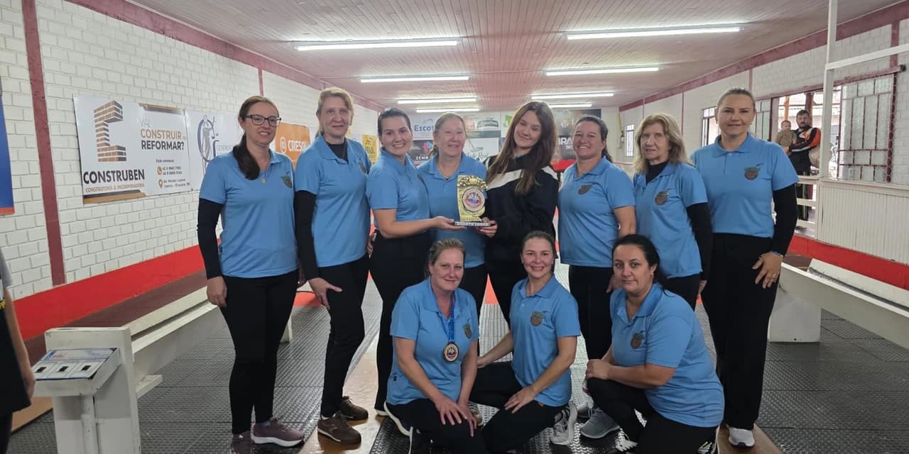 Equipe de bolão feminino de Prudentópolis participou do paranaense de bolão em Bituruna