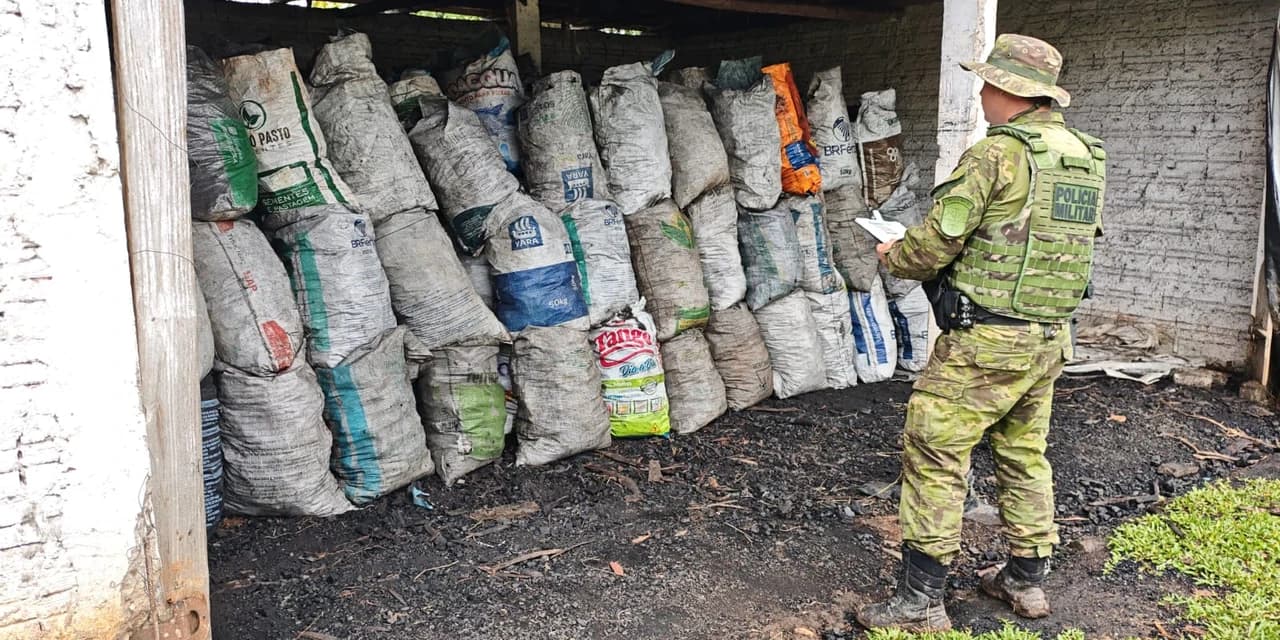 Polícia ambiental apreende carvão vegetal produzido irregularmente em Prudentópolis