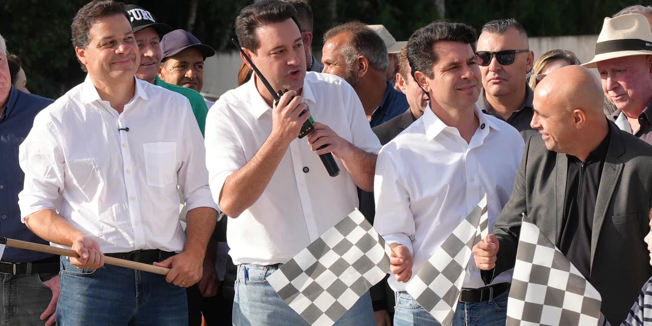 Governador libera primeiros 8 quilômetros da duplicação em concreto da PRC-466 entre Pitanga e Turvo