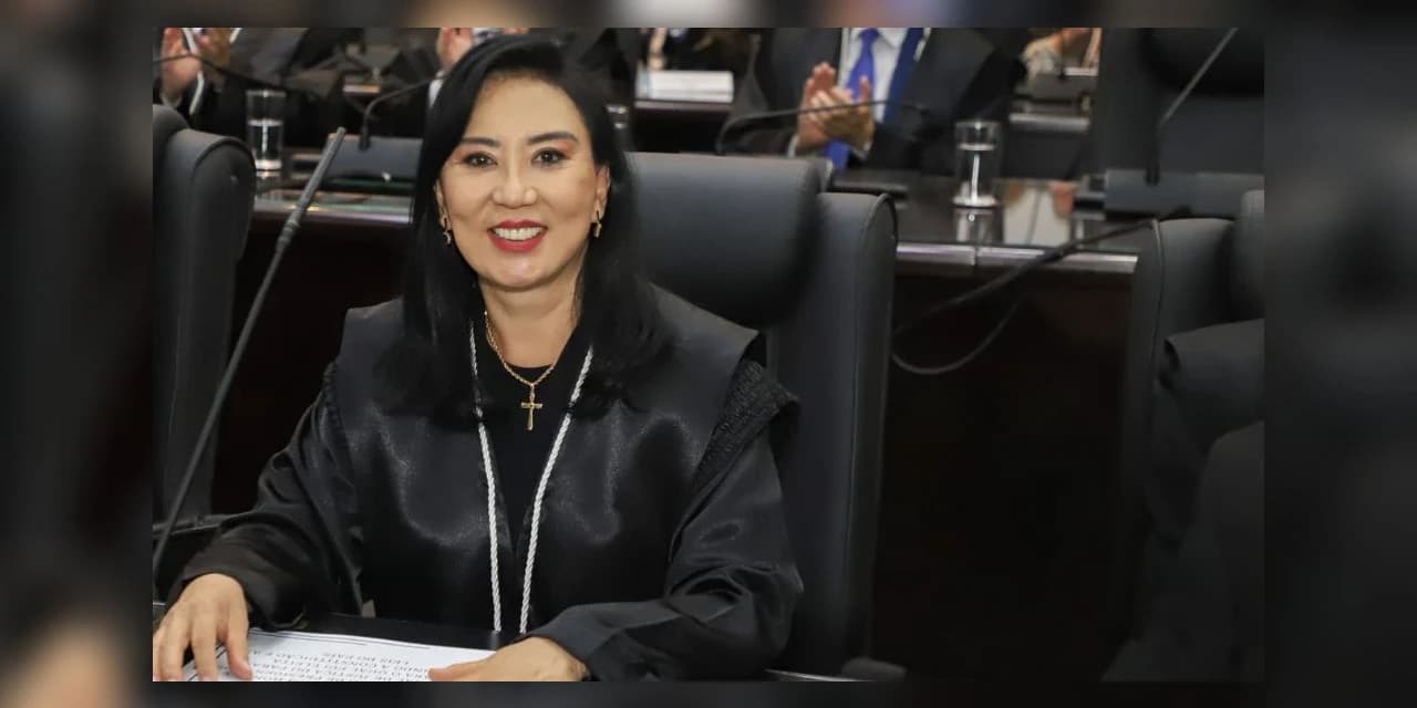 Presidente do TJPR Lidia Maejima, vem a Prudentópolis para o lançamento da pedra fundamental do novo Fórum e para receber o título de cidadania honorária
