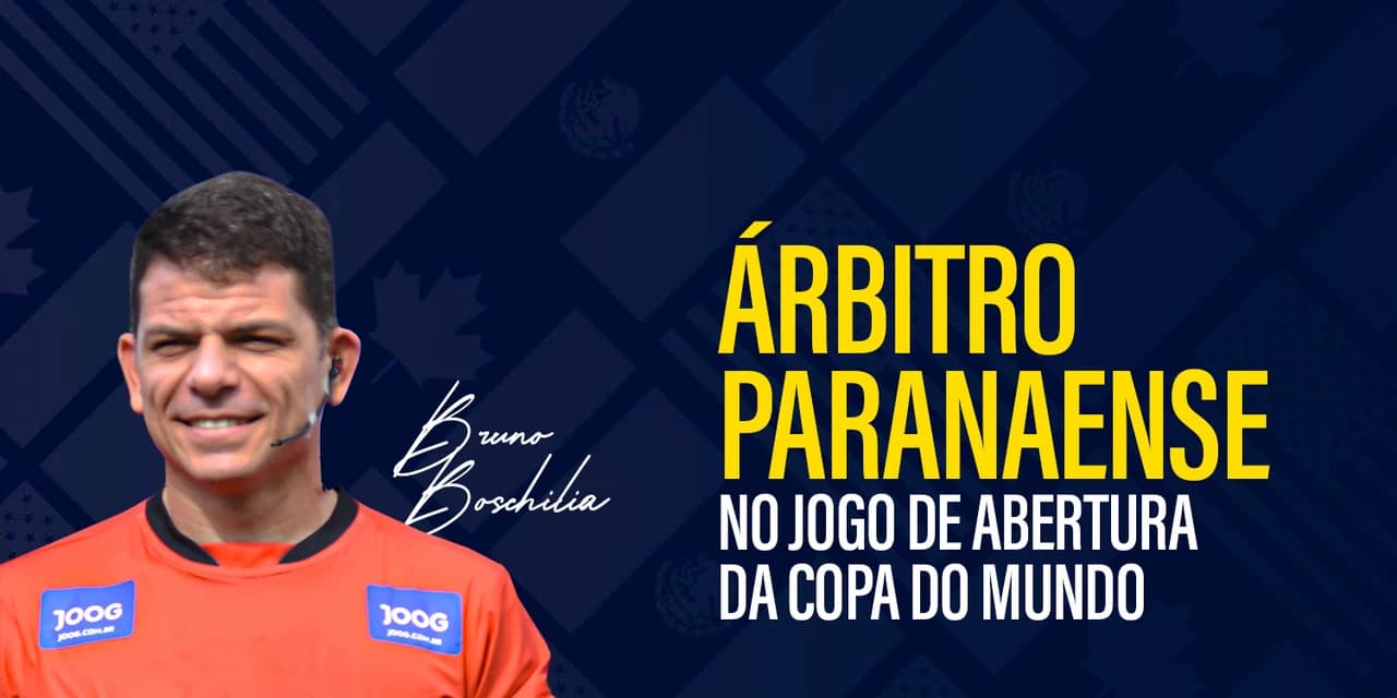 Paranaense Bruno Boschilia é escalado para o jogo de abertura da Copa do Mundo de 2026