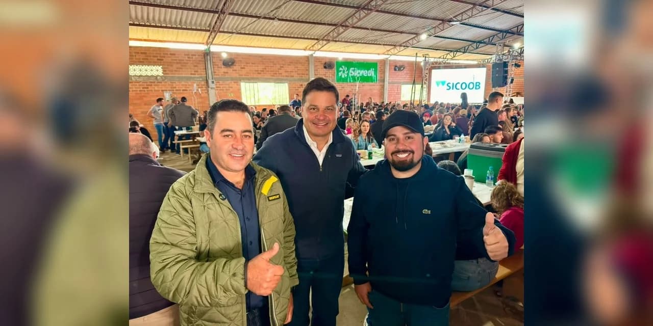 Deputado federal Sandro Alex marca presença na tradicional festa em Guamirim - Guamiranga