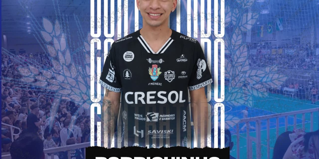 Prude Futsal anuncia a contratação do ala Rodriguinho para a sequência da temporada