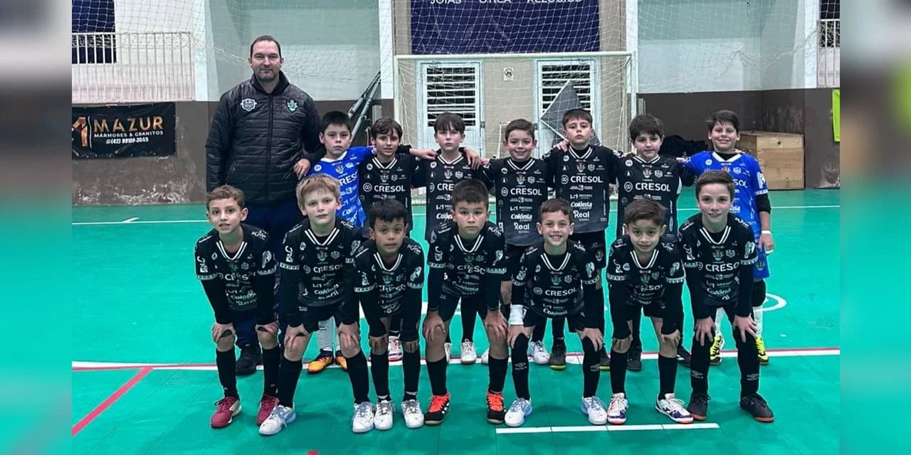 Prude Futsal Sub-09 conquista vaga na Série Ouro do Paranaense da categoria