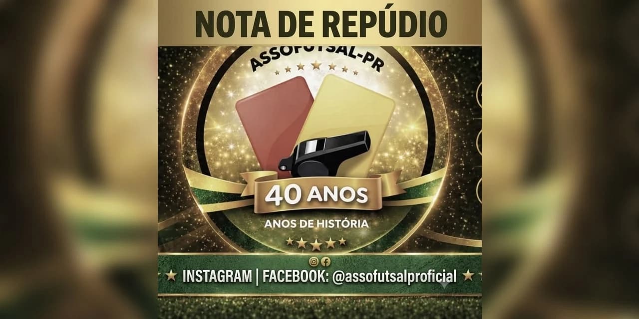 Associação de Arbitragem manifesta repúdio às covardes agressões praticadas contra a equipe de arbitragem