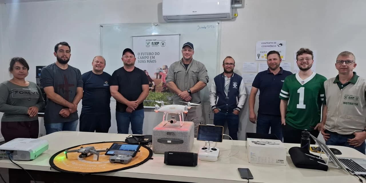 Sindicato Rural de Prudentópolis realizou o curso de operação de drone