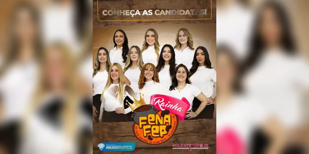 Conheça as candidatas à Rainha da XV FENAFEP!