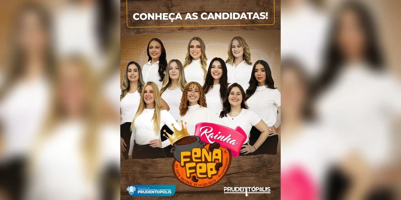 Conheça as candidatas à Rainha da XV FENAFEP!