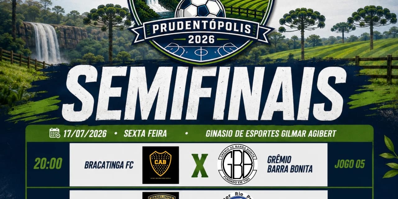 Semifinais do Campeonato de Futsal Rural prometem grandes confrontos nesta sexta-feira