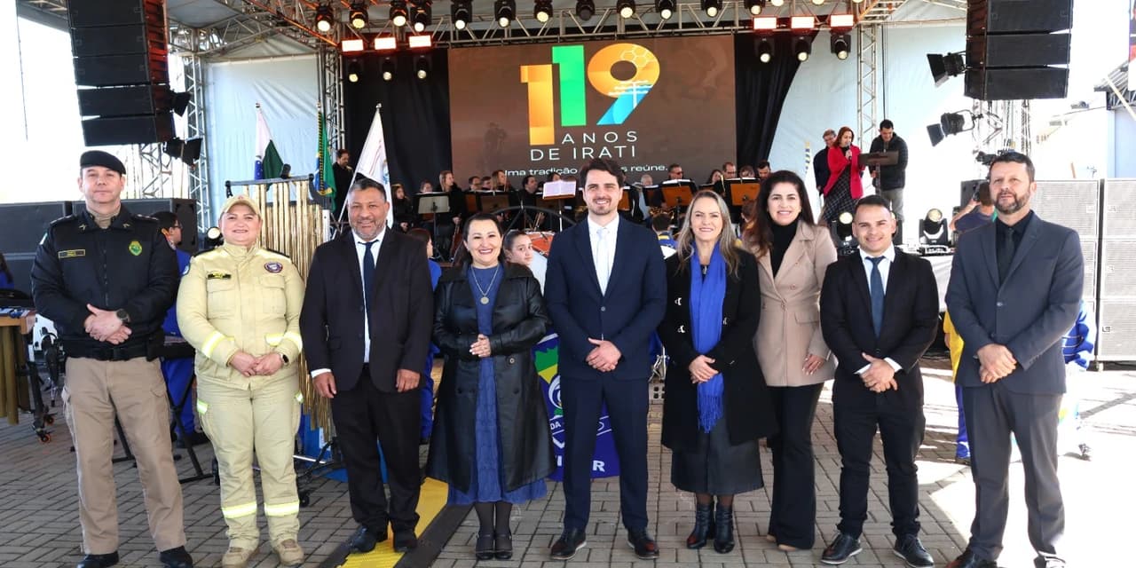 Vereadores participam das comemorações pelos 119 anos de Irati