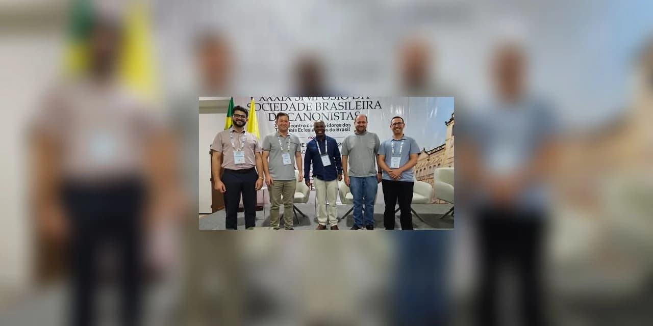 Pe Itamar e mais quatro sacerdotes da Diocese de Guarapuava participam do XXXIX Simpósio da Sociedade Brasileira de Canonistas