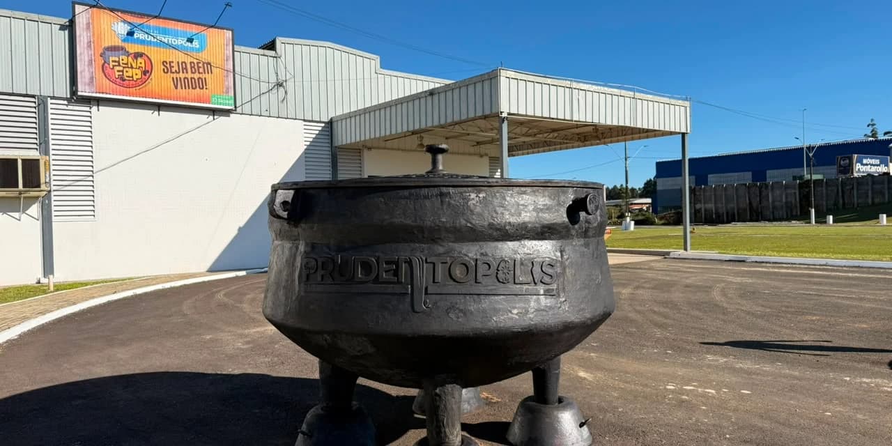 Traiano fala sobre a aquisição da nova panela gigante que será feita a maior feijoada do mundo no dia 15 de agosto em Prudentópolis