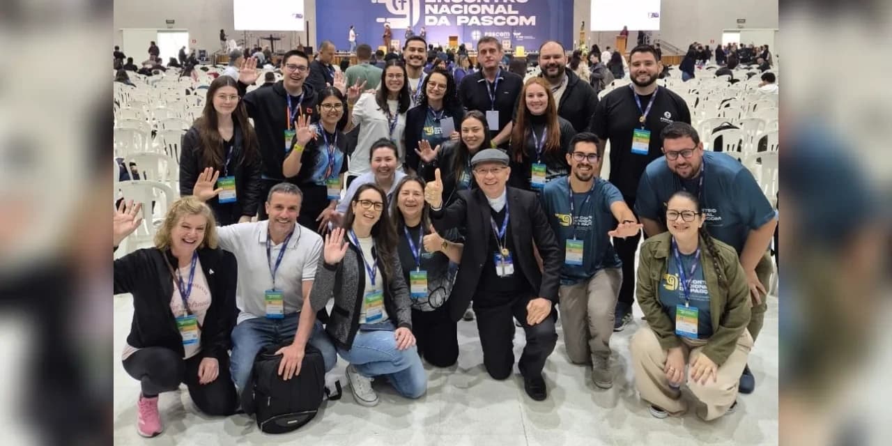 Diocese de Guarapuava participa do maior Encontro Nacional da Pascom