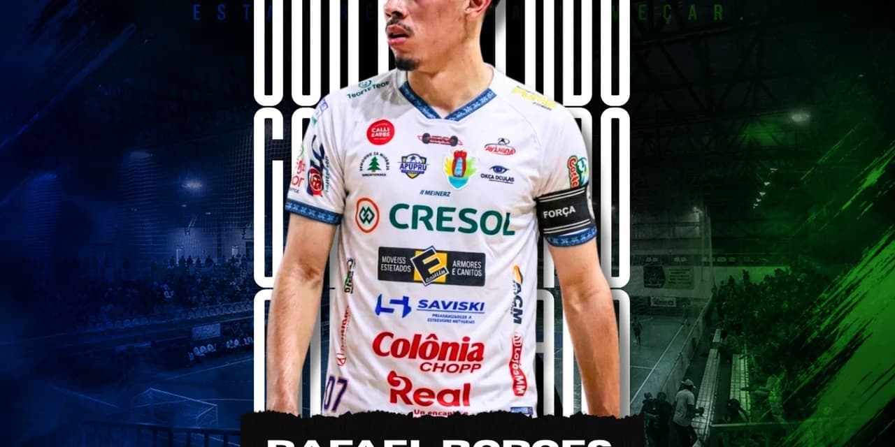 Prude Futsal anuncia a contratação do fixo Rafa para a sequência da Série Prata