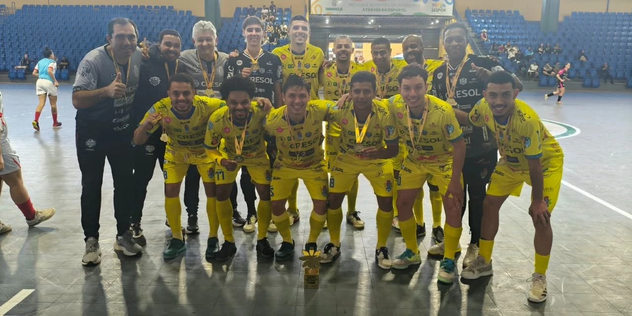 Prude Futsal goleia Guaraqueçaba e conquista título da Série Prata nos Jogos Abertos do Paraná