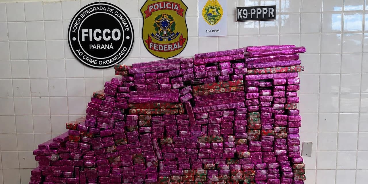 Ação Conjunta entre 16º BPM e Polícia Federal resulta na apreensão de mais de 400 kg de maconha na BR-277