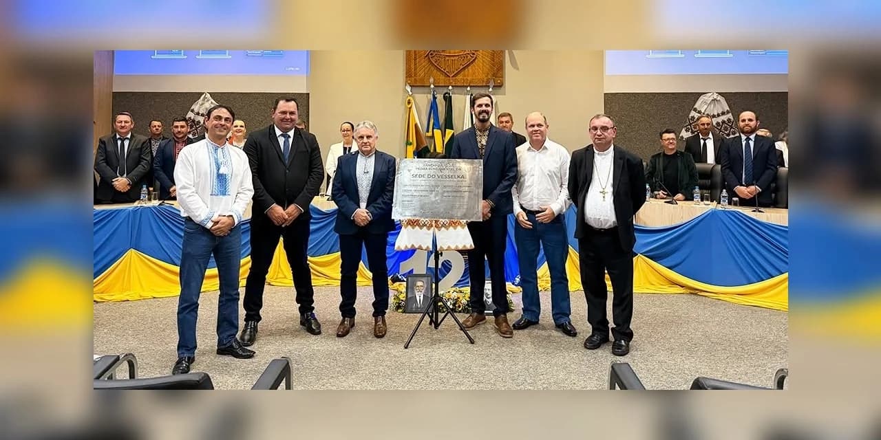 Presidente do Vesselka Felipe Bobalo Soares, fala sobre lançamento simbólico da Pedra Fundamental da nova sede do Grupo