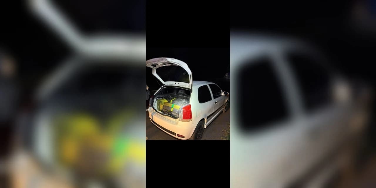 PRF apreende quase 300 kg de maconha e recupera veículo com placas adulteradas em Guarapuava